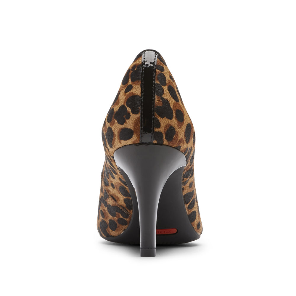 Rockport Womens Heels Leopard - Total Motion Arabella - UK 715-JQRCNU